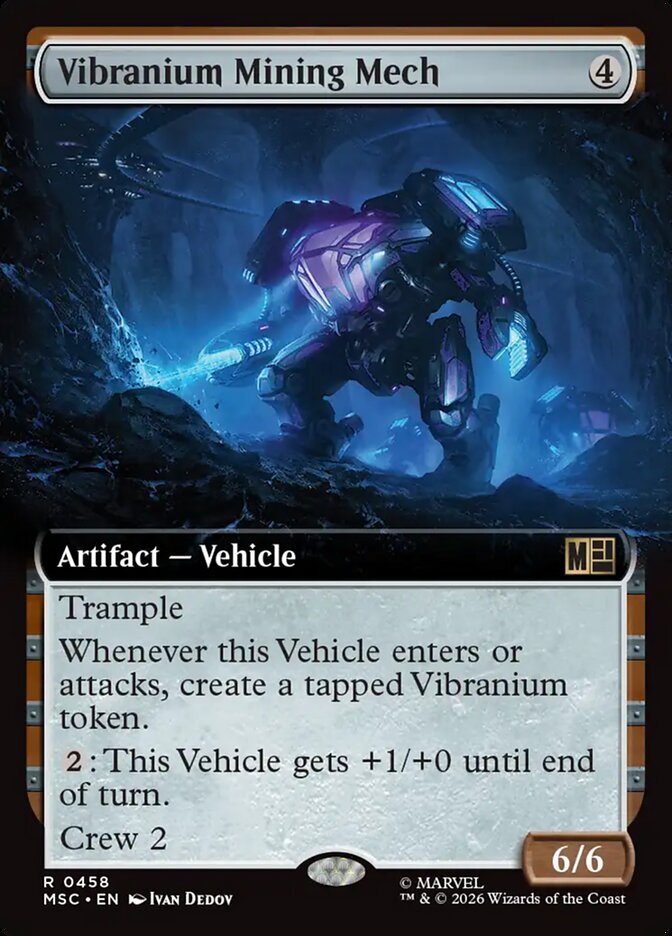 Vibranium Mining Mech - Marvel Super Heroes Commander (MSC)