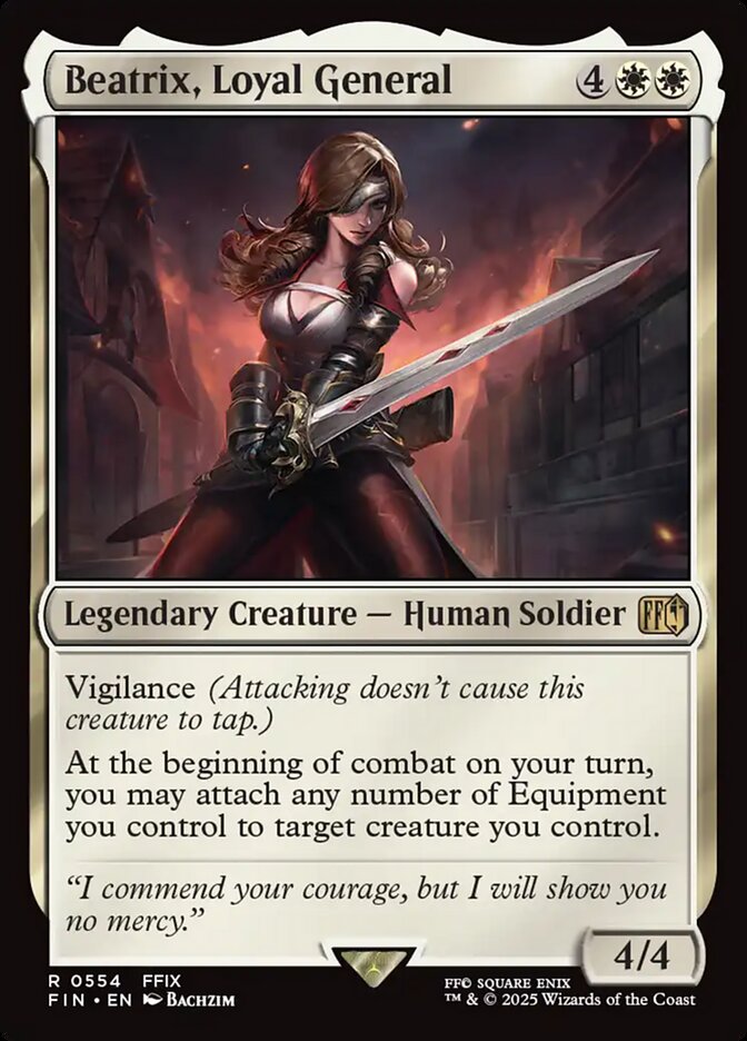 Beatrix, Loyal General #554 - Final Fantasy (FIN)