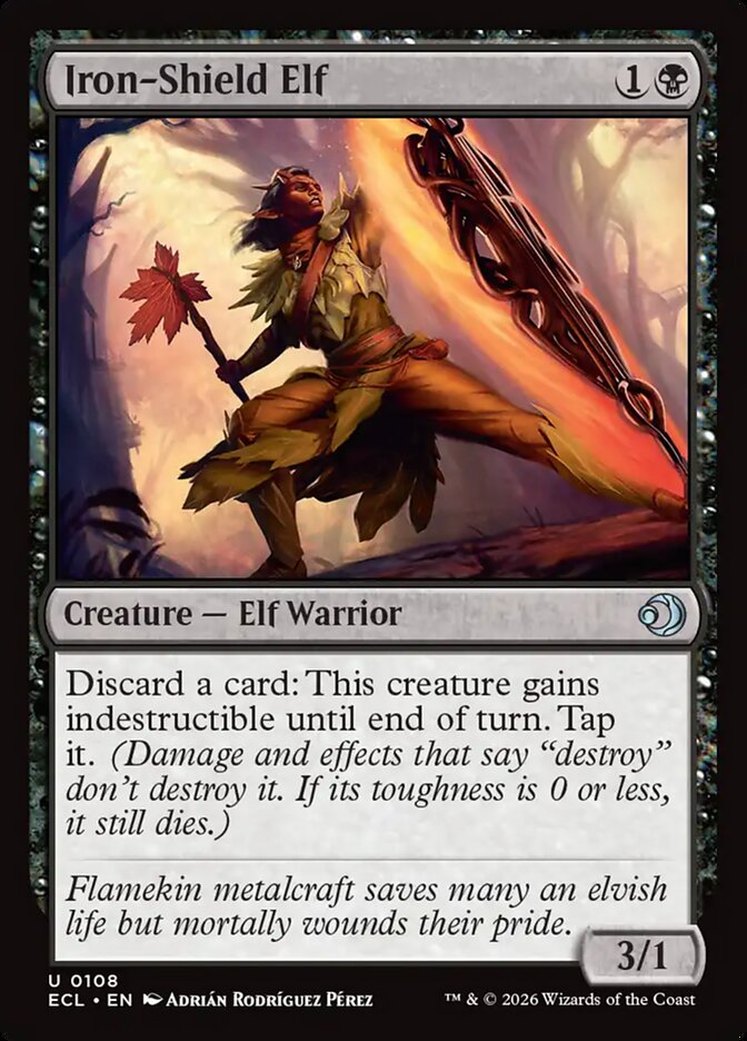 Iron-Shield Elf - Lorwyn Eclipsed (ECL)