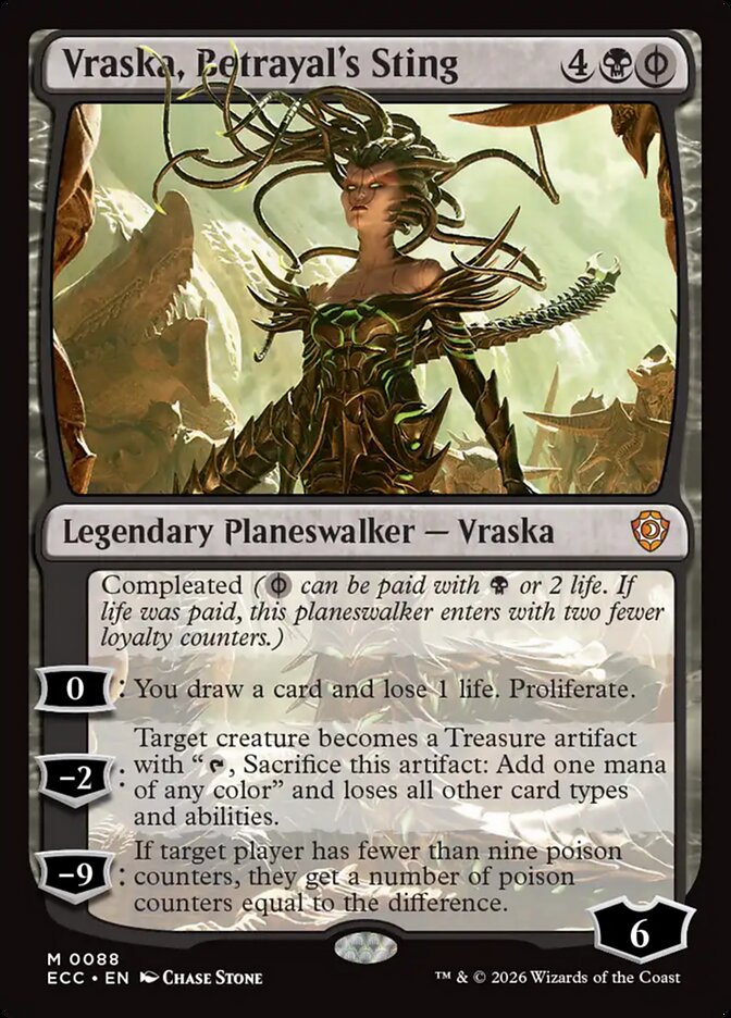 Vraska, Betrayal's Sting #88 - Lorwyn Eclipsed Commander (ECC)