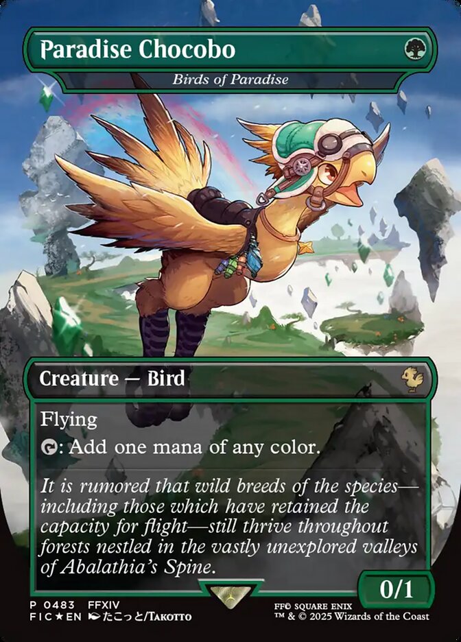 Birds of Paradise #483 - Final Fantasy Commander (FIC)