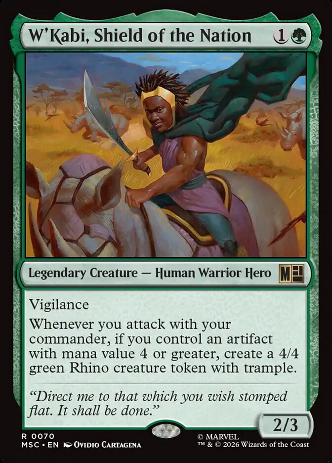 W'Kabi, Shield of the Nation - Marvel Super Heroes Commander (MSC)