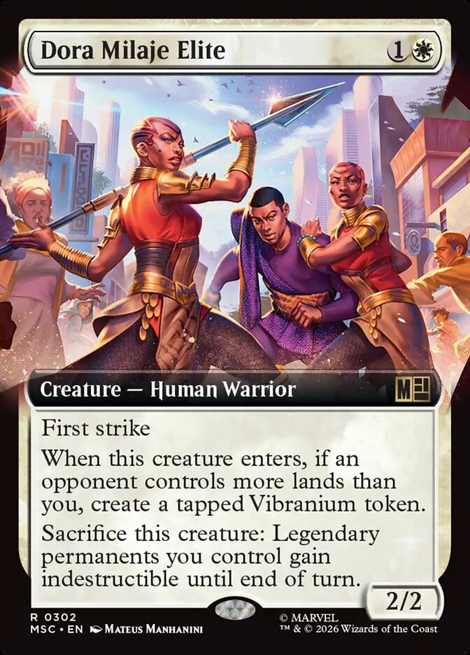 Dora Milaje Elite - Marvel Super Heroes Commander (MSC)