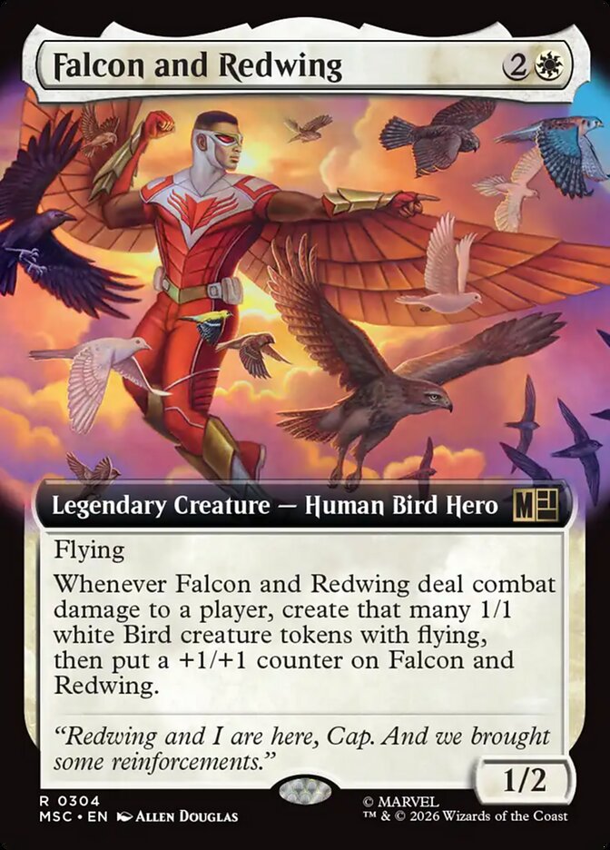 Falcon and Redwing - Marvel Super Heroes Commander (MSC)