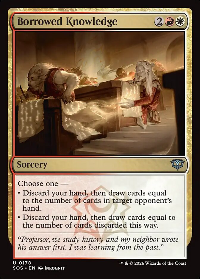 Borrowed Knowledge - Secrets of Strixhaven (SOS)