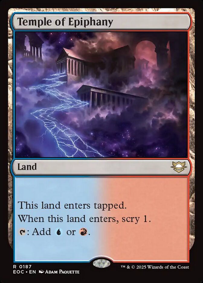 Temple of Epiphany #187 - Edge of Eternities Commander (EOC)