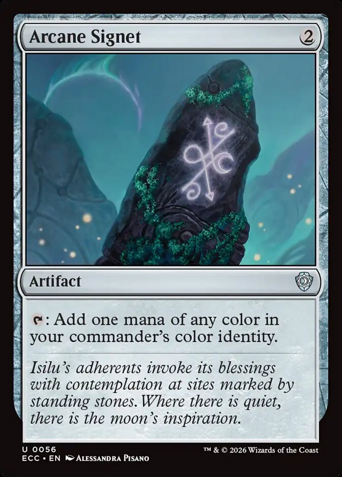 Arcane Signet #56 - Lorwyn Eclipsed Commander (ECC)