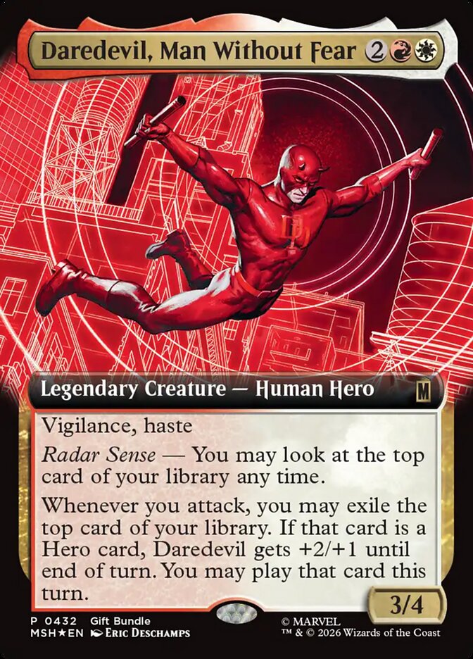 Daredevil, Man Without Fear - Marvel Super Heroes (MSH)