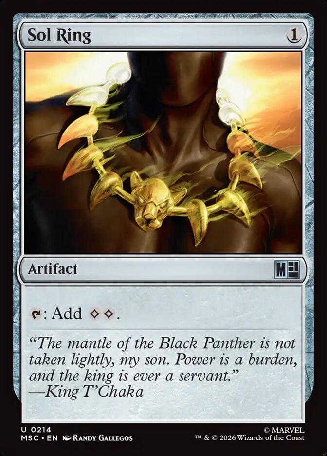 Sol Ring - Marvel Super Heroes Commander (MSC)