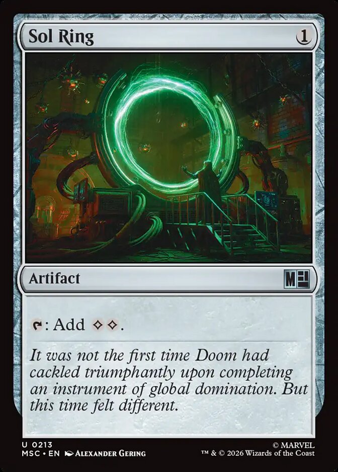 Sol Ring - Marvel Super Heroes Commander (MSC)
