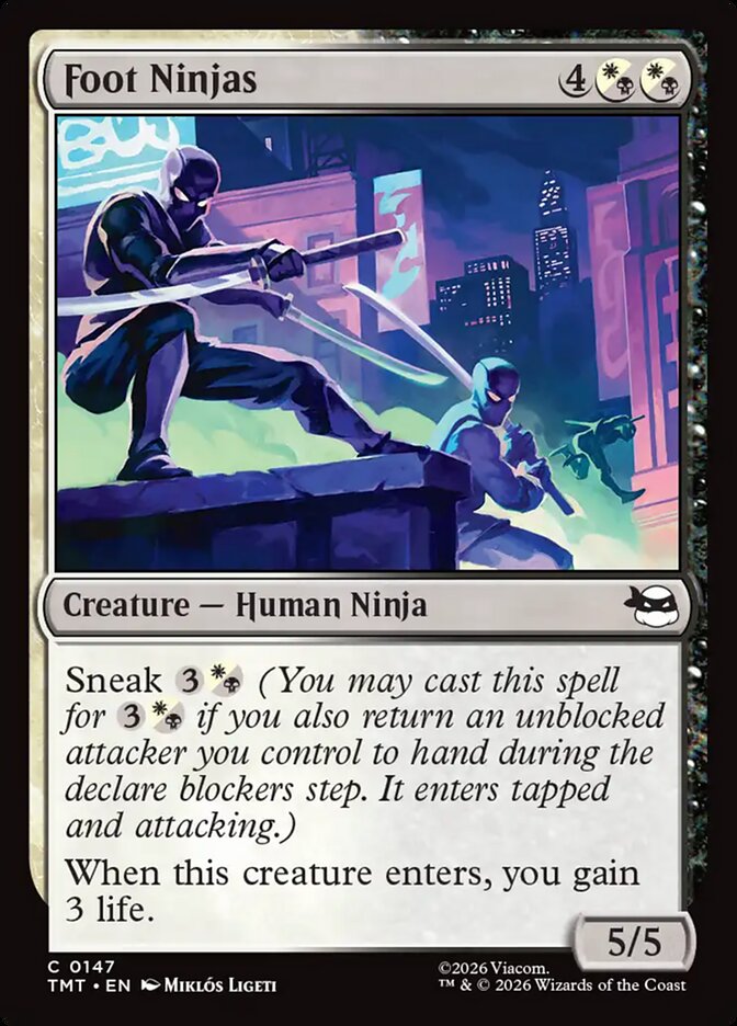 Foot Ninjas - Teenage Mutant Ninja Turtles (TMT)