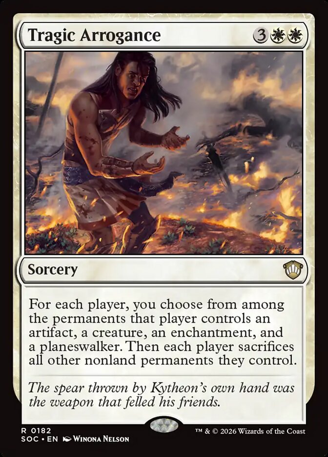 Tragic Arrogance #182 - Secrets of Strixhaven Commander (SOC)