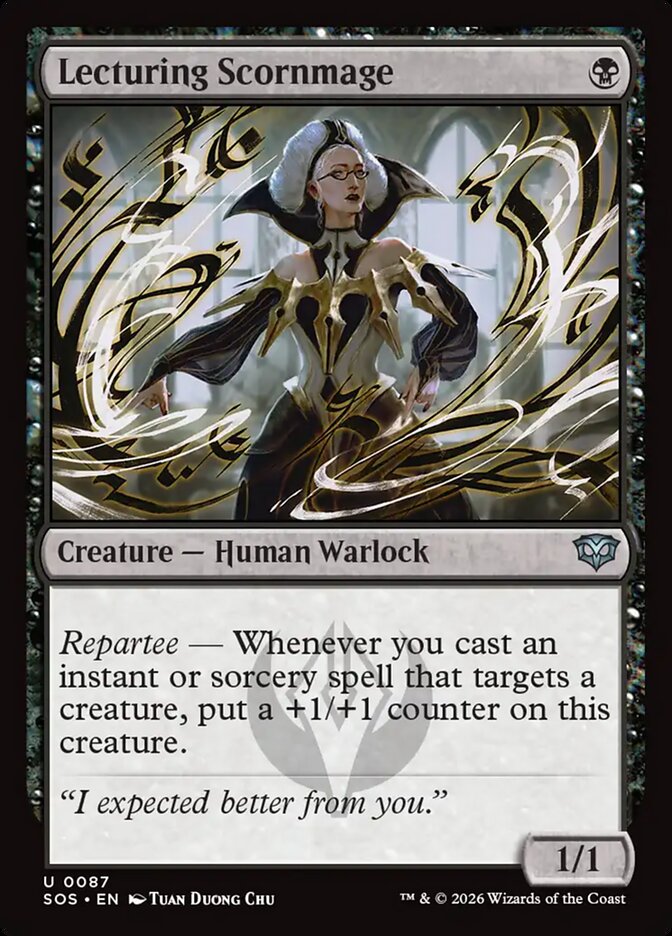 Lecturing Scornmage - Secrets of Strixhaven (SOS)