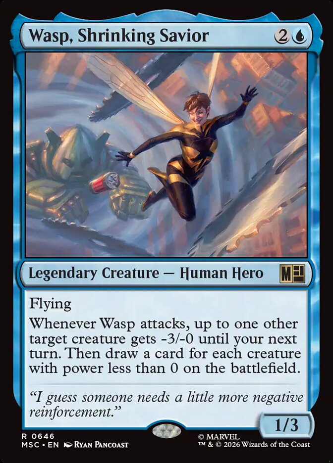 Wasp, Shrinking Savior - Marvel Super Heroes Commander (MSC)