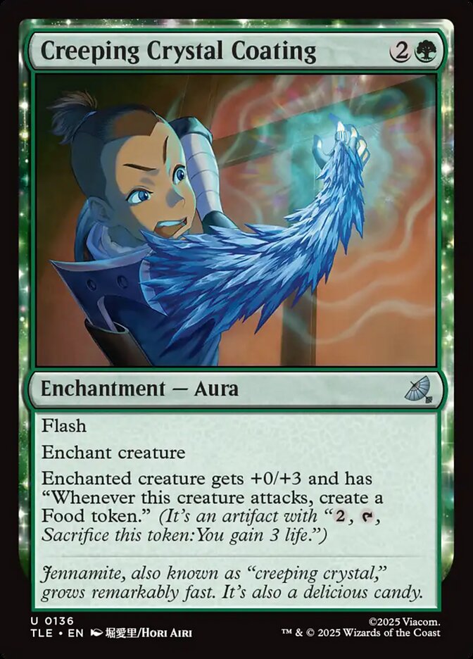 Creeping Crystal Coating #136 - Avatar: The Last Airbender Eternal (TLE)