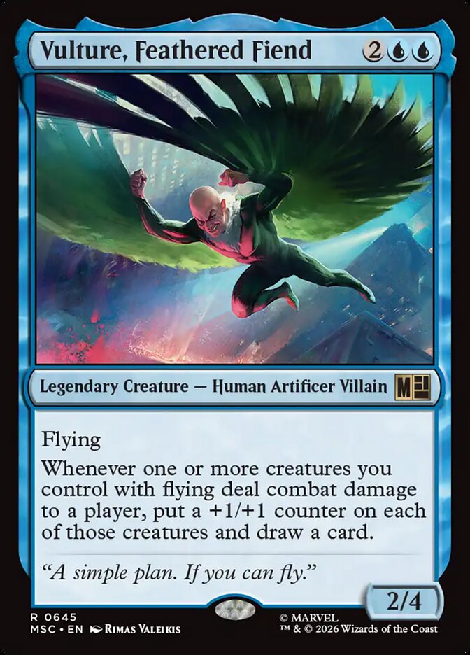 Vulture, Feathered Fiend - Marvel Super Heroes Commander (MSC)