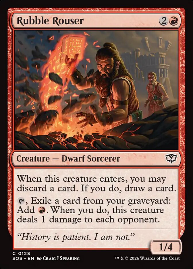 Rubble Rouser - Secrets of Strixhaven (SOS)