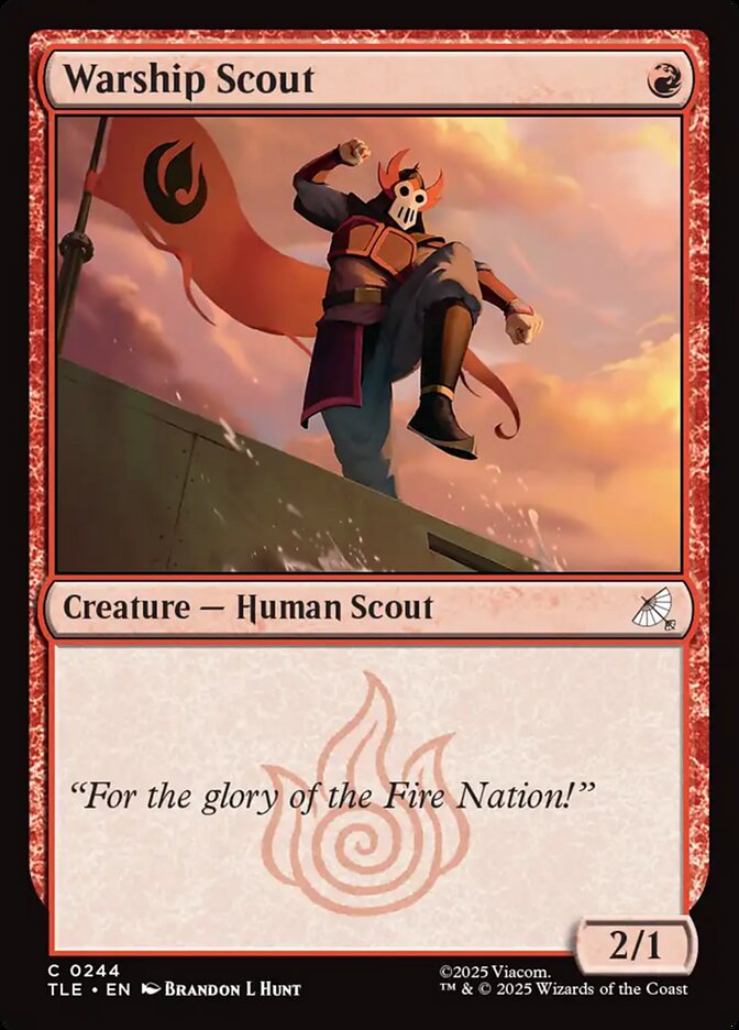 Warship Scout #244 - Avatar: The Last Airbender Eternal (TLE)
