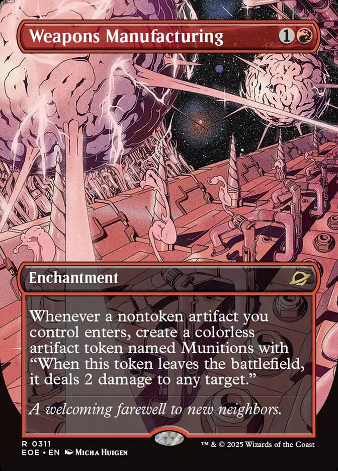 Weapons Manufacturing - Edge of Eternities (EOE)