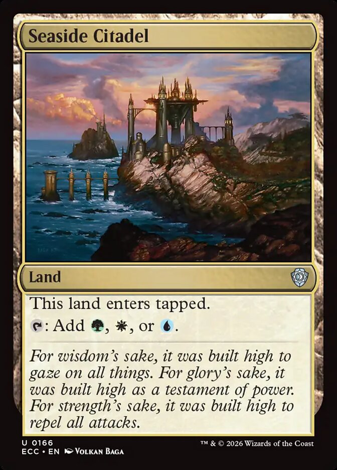 Seaside Citadel #166 - Lorwyn Eclipsed Commander (ECC)