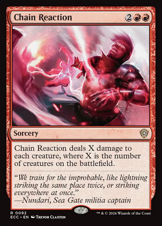 Chain Reaction #92 - Lorwyn Eclipsed Commander (ECC)
