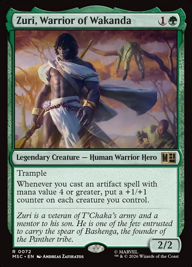 Zuri, Warrior of Wakanda - Marvel Super Heroes Commander (MSC)