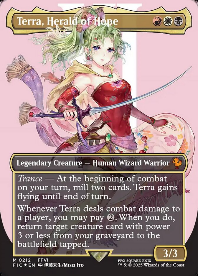 Terra, Herald of Hope #212 - Final Fantasy Commander (FIC)