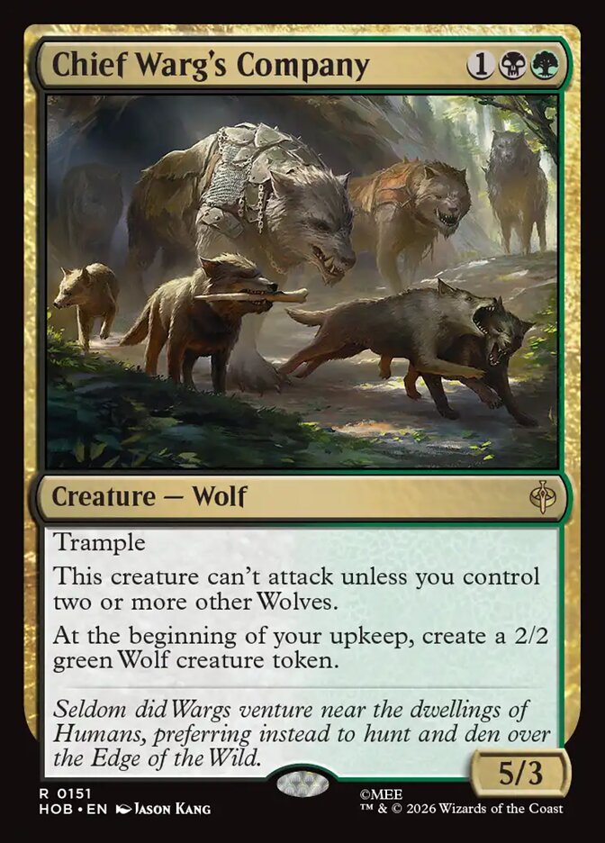 Chief Warg's Company - The Hobbit (HOB)