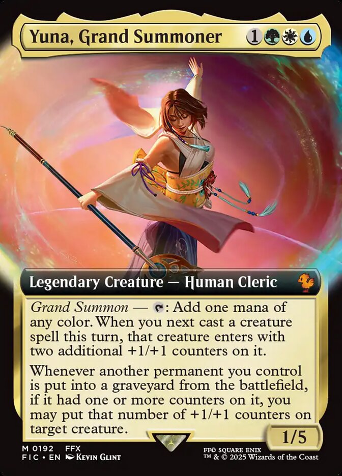 Yuna, Grand Summoner #192 - Final Fantasy Commander (FIC)