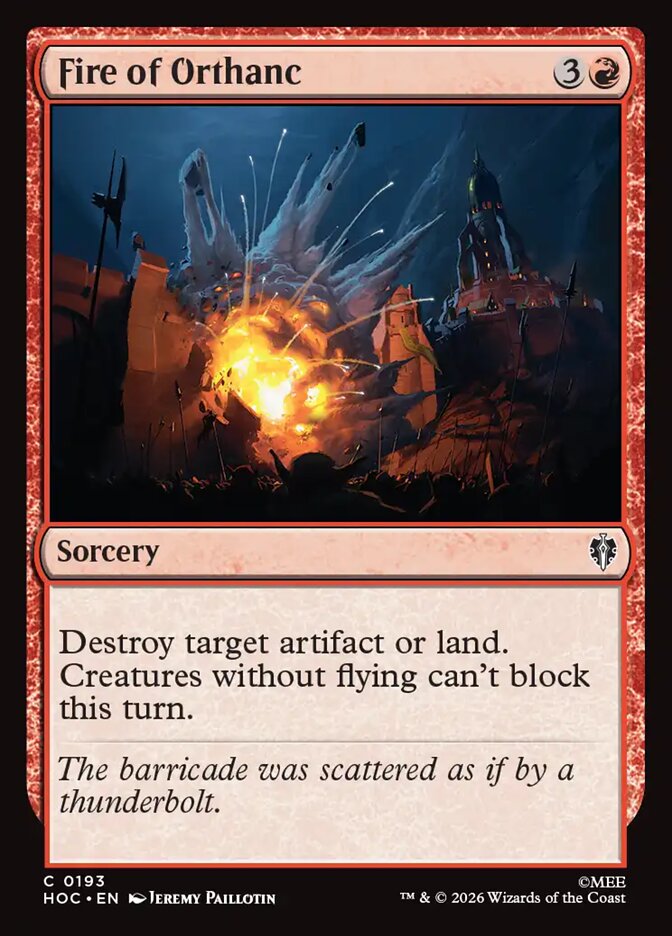 Fire of Orthanc - The Hobbit Eternal (HOC)