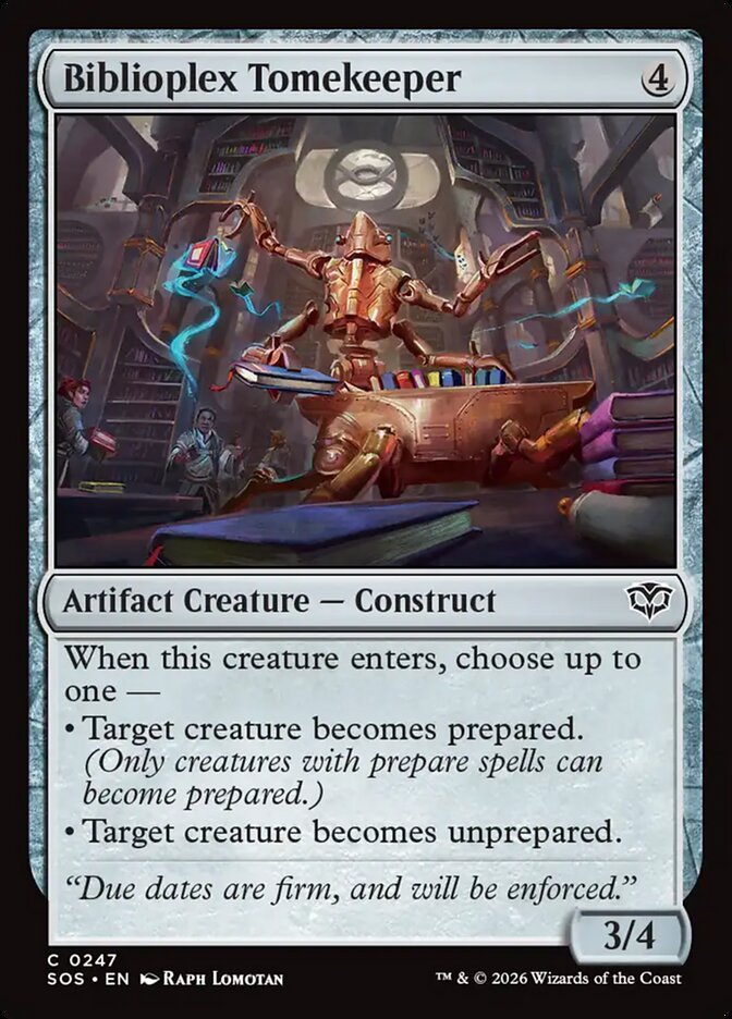 Biblioplex Tomekeeper - Secrets of Strixhaven (SOS)