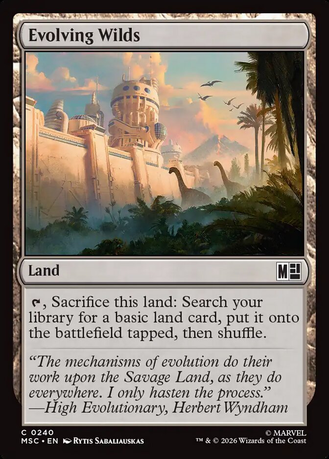 Evolving Wilds - Marvel Super Heroes Commander (MSC)
