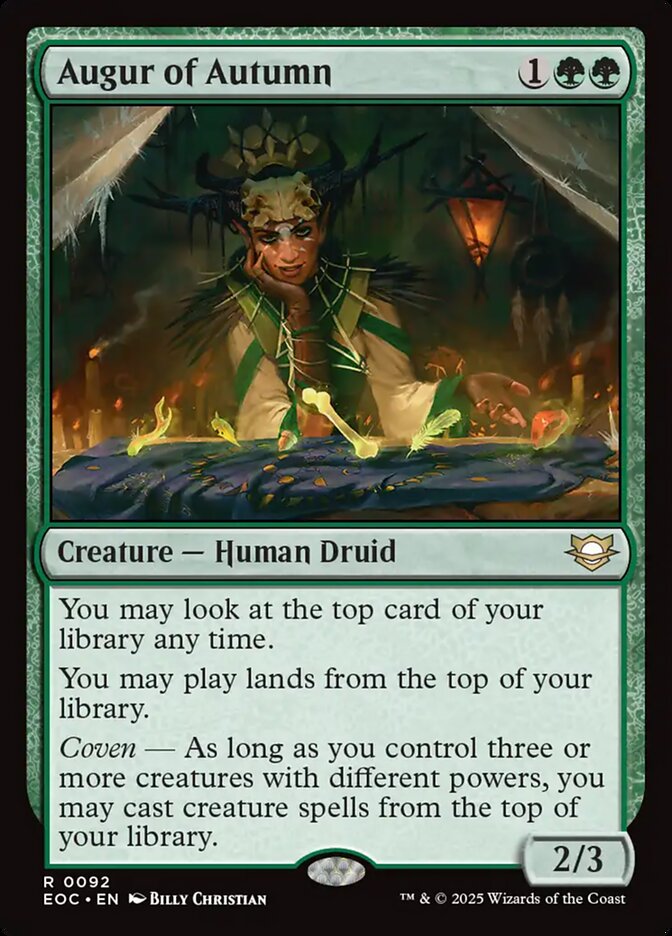 Augur of Autumn - Edge of Eternities Commander (EOC)
