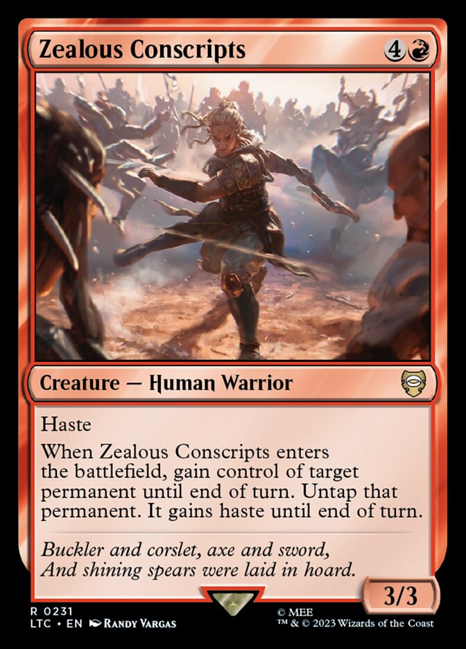 Zealous Conscripts #231 - Tales of Middle-earth Commander (LTC)