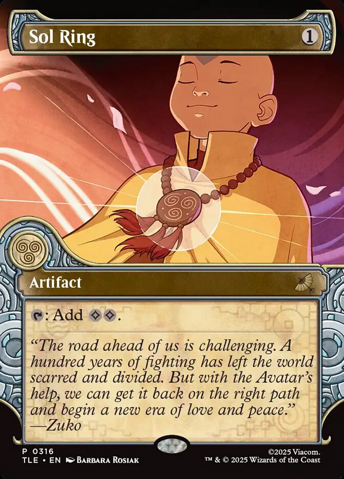 Sol Ring #316 - Avatar: The Last Airbender Eternal (TLE)