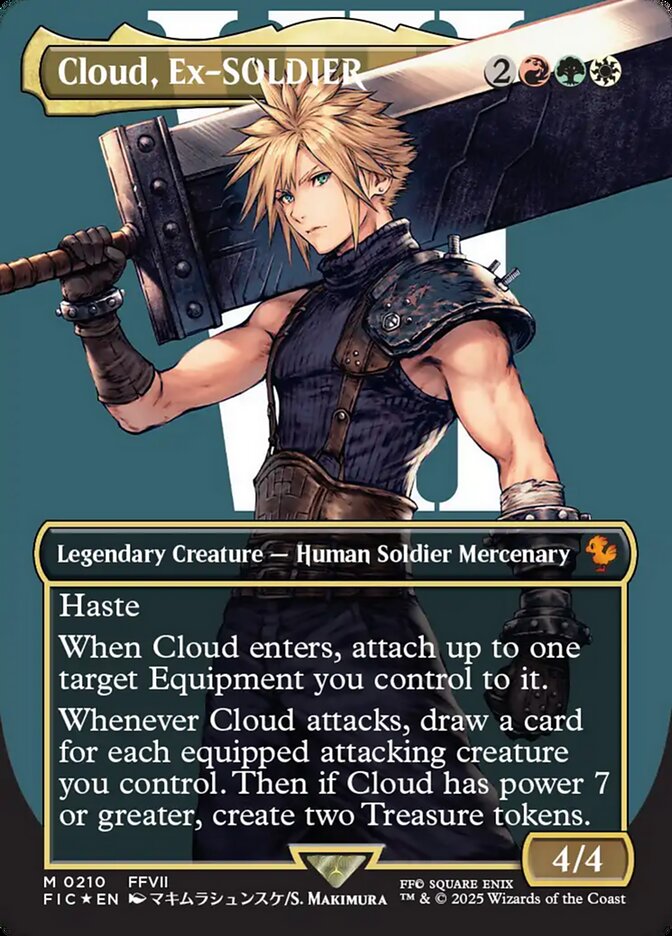 Cloud, Ex-SOLDIER #210 - Final Fantasy Commander (FIC)