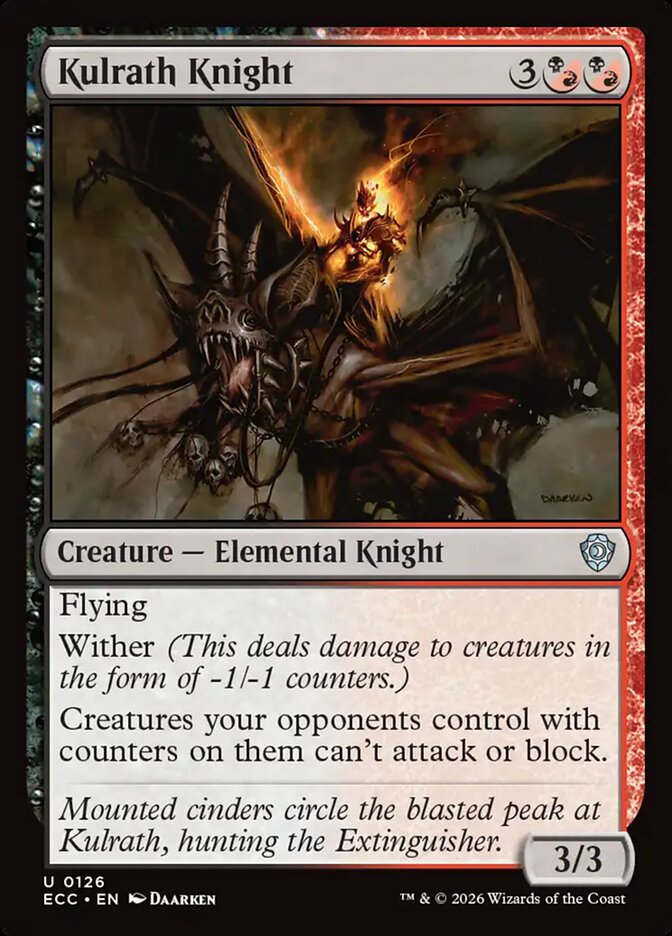 Kulrath Knight #126 - Lorwyn Eclipsed Commander (ECC)