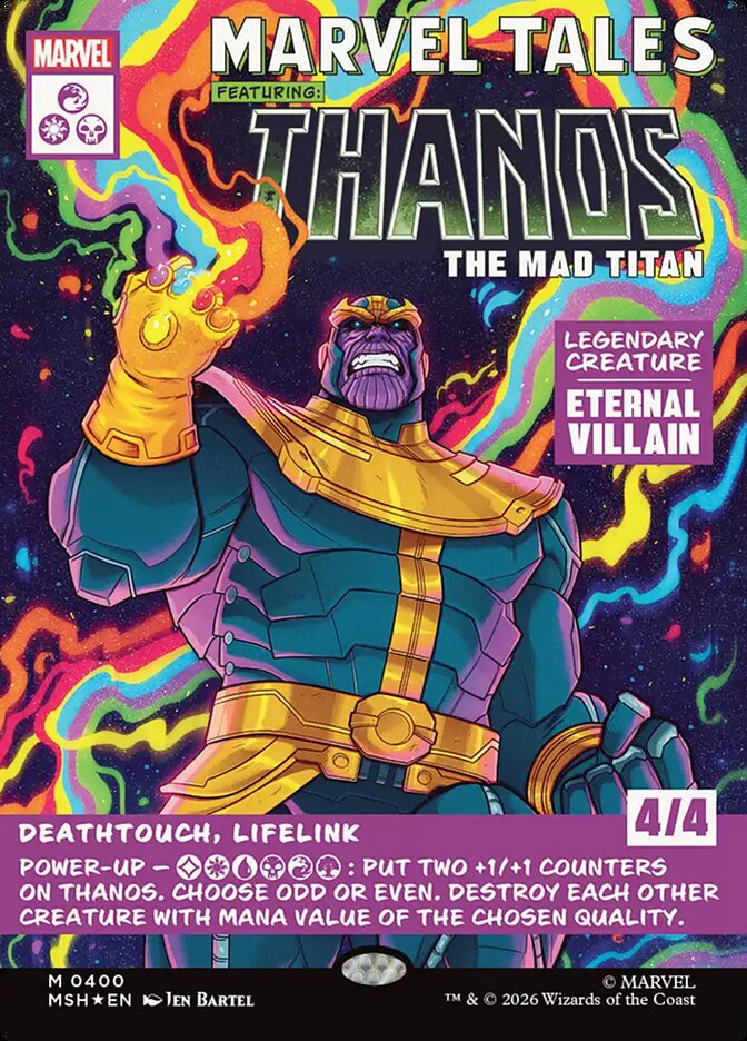 Thanos, the Mad Titan - Marvel Super Heroes (MSH)