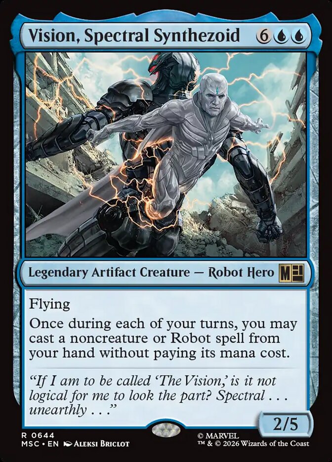 Vision, Spectral Synthezoid - Marvel Super Heroes Commander (MSC)