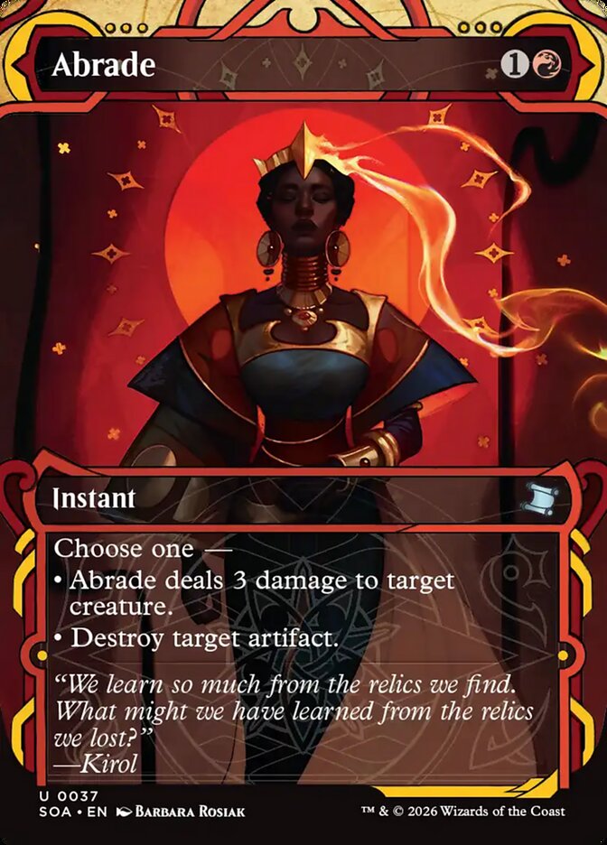 Abrade #37 - Secrets of Strixhaven Mystical Archive (SOA)