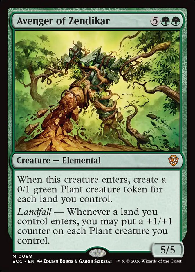 Avenger of Zendikar #98 - Lorwyn Eclipsed Commander (ECC)