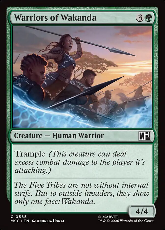 Warriors of Wakanda - Marvel Super Heroes Commander (MSC)