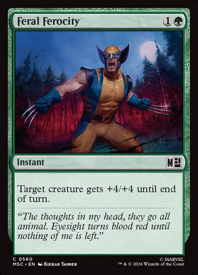 Feral Ferocity - Marvel Super Heroes Commander (MSC)