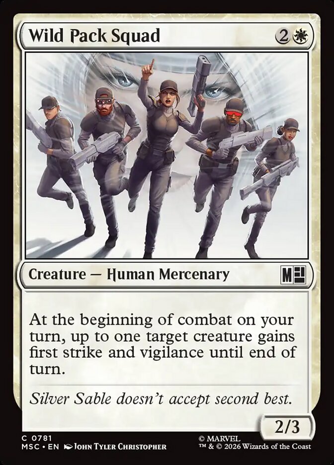 Wild Pack Squad - Marvel Super Heroes Commander (MSC)