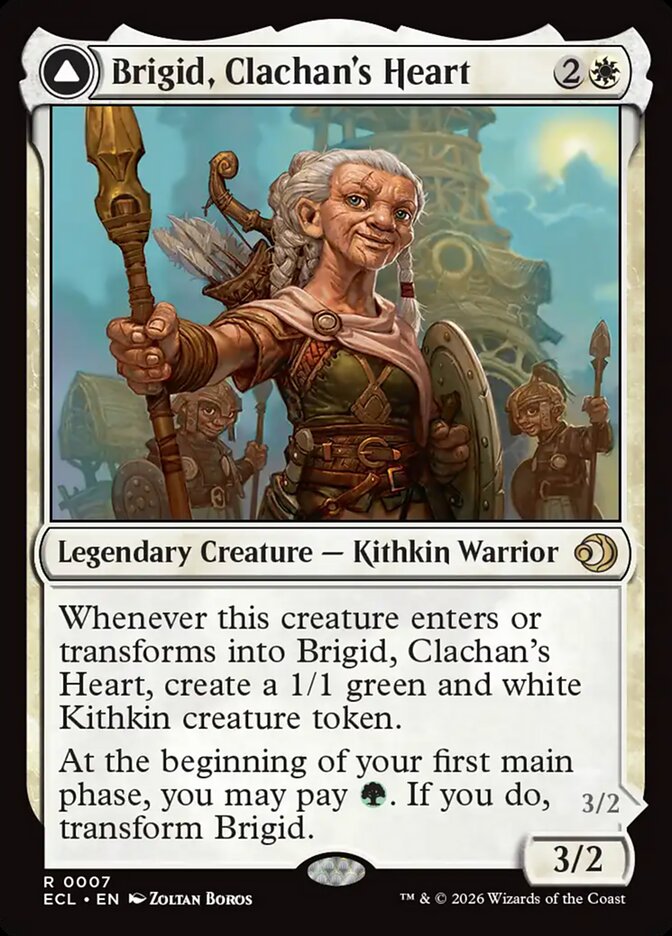 Brigid, Clachan's Heart // Brigid, Doun's Mind - Lorwyn Eclipsed (ECL)