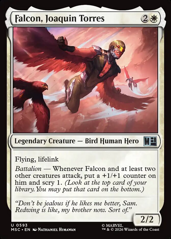 Falcon, Joaquin Torres - Marvel Super Heroes Commander (MSC)