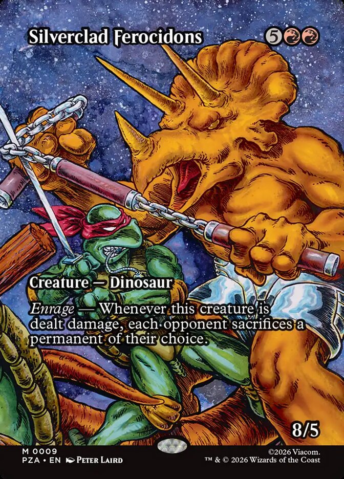 Silverclad Ferocidons #9 - Teenage Mutant Ninja Turtles Source Material (PZA)