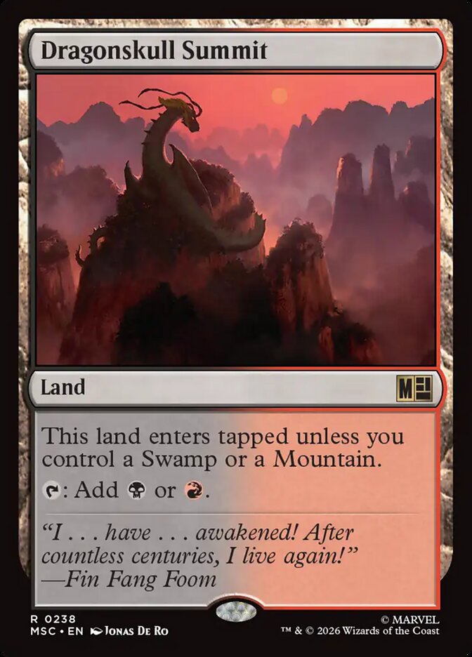 Dragonskull Summit - Marvel Super Heroes Commander (MSC)