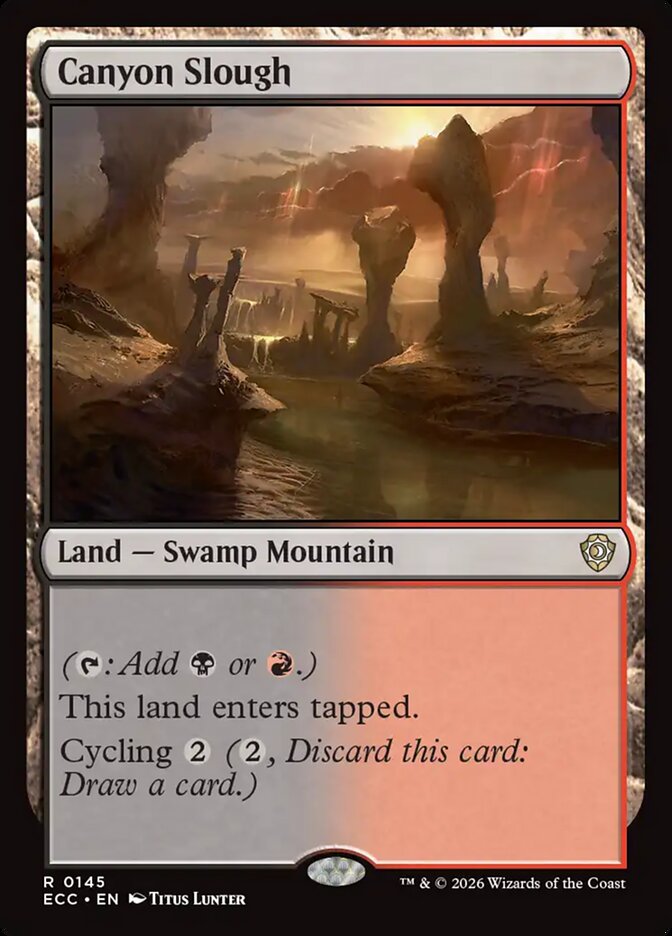 Canyon Slough #145 - Lorwyn Eclipsed Commander (ECC)