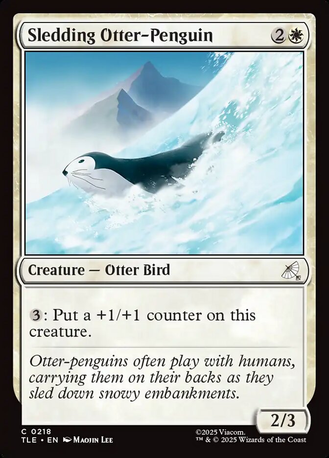 Sledding Otter-Penguin #218 - Avatar: The Last Airbender Eternal (TLE)